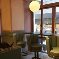 Interior at Helvti Diner - Bellevue in Zurich