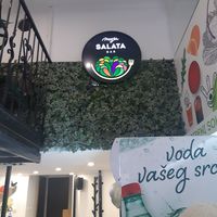 The venue at Moja Salata Bar in Belgrade