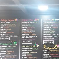 The vegan mix ingredients at Moja Salata Bar in Belgrade