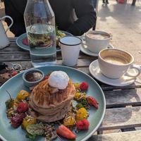 The vegan pancakes at Girdlers in Dee Why