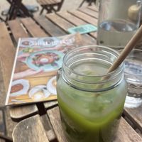 Green kale juice   at Girdlers in Dee Why