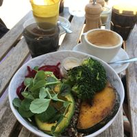 The vegan bowl at Girdlers in Dee Why