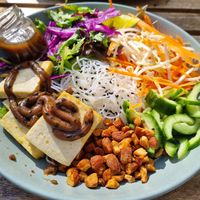 Vietnamese salad at Girdlers in Manly