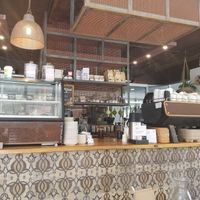 Making coffee... at Girdlers in Manly