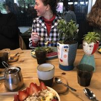 Açai bowl and avo toast  at Girdlers in Manly
