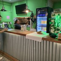 Counter is facing a seating area  at Guacamole in Montevideo