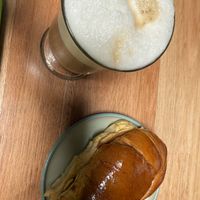 Cheese and ham croissant  at Guacamole in Montevideo