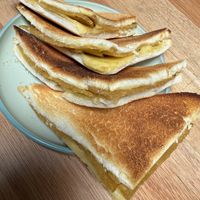 Tasted great toasty and cheese   at Guacamole in Montevideo