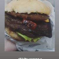 Chivito vegano at Guacamole in Montevideo