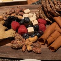 Charcuterie plate made with products from Herbivorous Butcher at Cosmos in Minneapolis