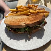 ROASTED WARM ROOTS & VEG SOURDOUGH SANDWICH  at Crofters' in Isle Of Arran