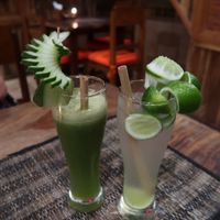 some tasty drinks at Bali Soul in Ubud
