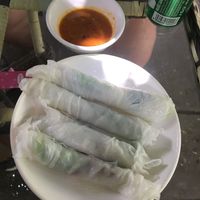 Bánh cuôn nuróc lèo (Rolling stuffed paste) at Hoa Tu Tam in Hue