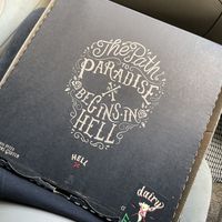 Dairy free label 🥰  at Hell Pizza in Northcross