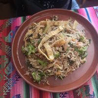 Fried Rice with vegetablea at El Germen in Sucre