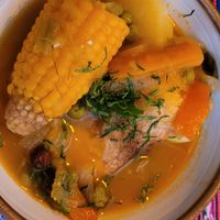 Vegan main dish at El Germen in Sucre