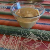 Caramel cream, problably not vegan  at El Germen in Sucre