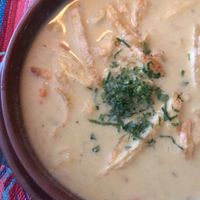 Mani vegetarian soup at El Germen in Sucre