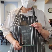 Gail the master chef and owner behind dragonfly bistro at Dragonfly Bistro in Aberystwyth