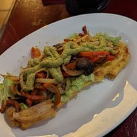 Fried plantain at Quero Arepa in Cartagena