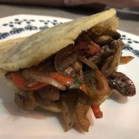 Another arepa   at Quero Arepa in Cartagena