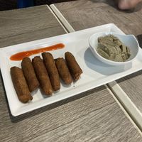 Falafel   at Quero Arepa in Cartagena