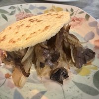 Arepa Andrea Echeverry sin Queso  at Quero Arepa in Cartagena