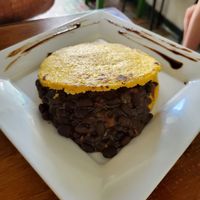 Black Bean Arepa- Yum! at Quero Arepa in Cartagena
