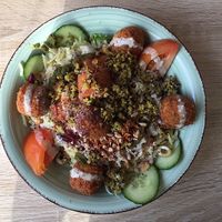 Falafel Bowl at Just Falafels in Hamburg