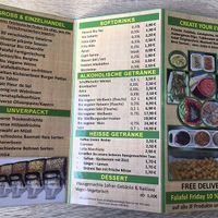 Menü at Just Falafels in Hamburg