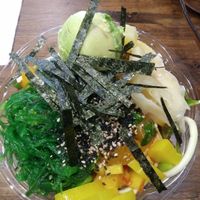 Selected toppings on zucchini noodle base at Prince House in Middletown