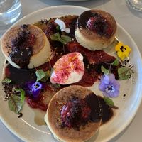Vegan choc orange hot cakes at Main Street Cafe in Warragul
