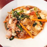 Noodles con verduras at Kong Lor Eco Lodge in Konglor