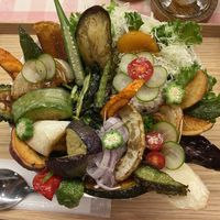 Medium sized vegan curry set  at Aglio Olio in Osaka