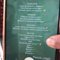 Choices for every course!  at Arc Iris in Barcelona