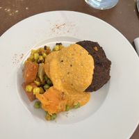 Vegetable  patties   at Arc Iris in Barcelona