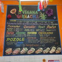 Menu  at La Vegana Garnacha in Guadalajara