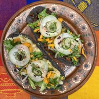Huaraches  at La Vegana Garnacha in Guadalajara