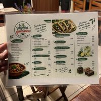 Another AI menu 👎🏼  at La Vegana Garnacha in Guadalajara