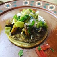 Sope de champiñones con queso  at La Vegana Garnacha in Guadalajara