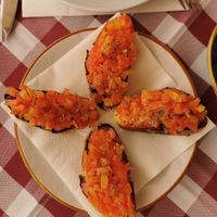 Bruscetta  at Le Chat Noir in Cefalu