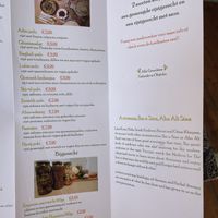 Menu  at Health Corner in Amsterdam