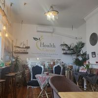 Inside the venue at Health Corner in Amsterdam