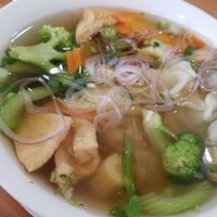 Vegan Pho Bowl at Pho Houston  in Mc Allen