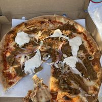 vegane Kebabpizza  at Victoria Pizzeria in Trelleborg