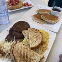 The big breakfast was HUGE!  at Anna's House in Ann Arbor