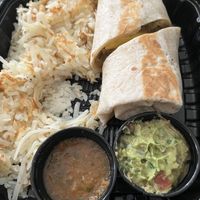 The salsa was veryyyy watered down and the hashbrowns were pretty salty. The guac was just OK.  at Anna's House in Ann Arbor