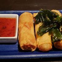 Vegetarian spring rolls at Aria Hotel - Lemongrass in Las Vegas