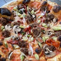 Impossible pizza  at Market Tavern in Dublin