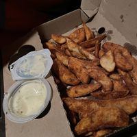 Chips😄recommend plain over seasoned 🤷  at Hell Pizza in Papamoa